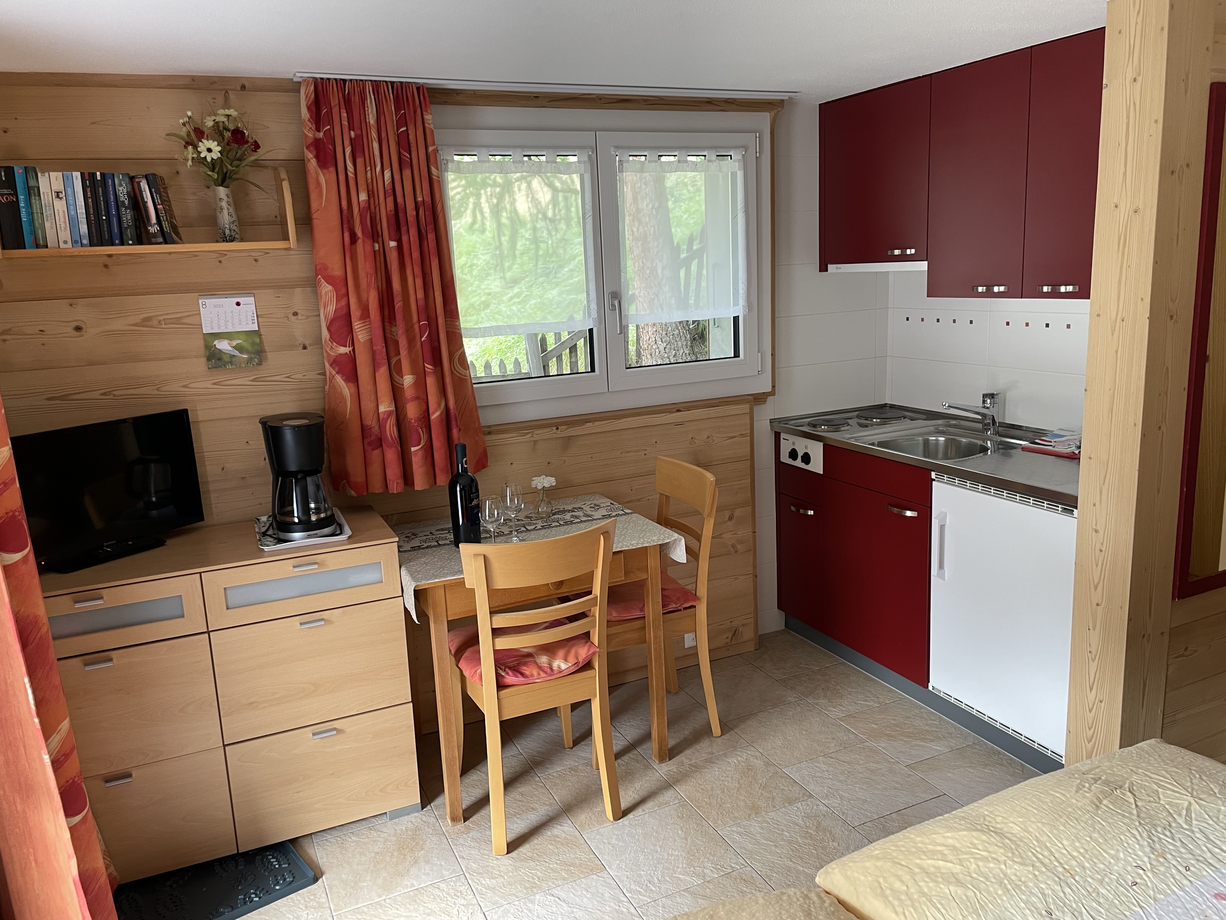 Küche und Wohnbereich